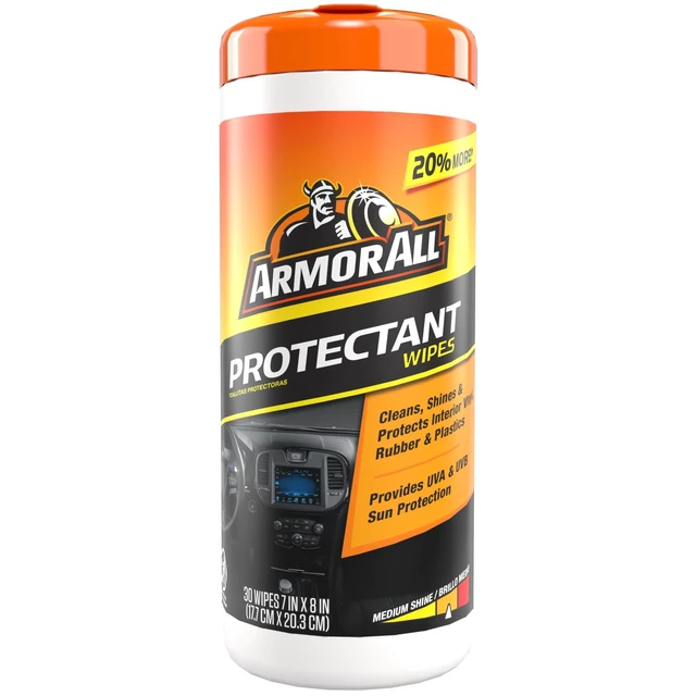 Alt view image 7 of 7 - Armor All Car Interior Protectant Wipes, 30 Count