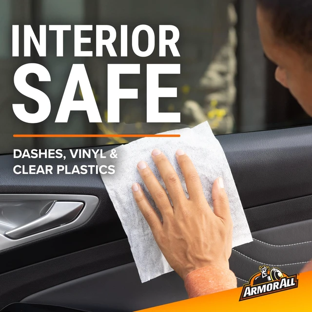 Alt view image 6 of 6 - Armor All Car Cleaning Wipes, Gift for Him, 60 Count