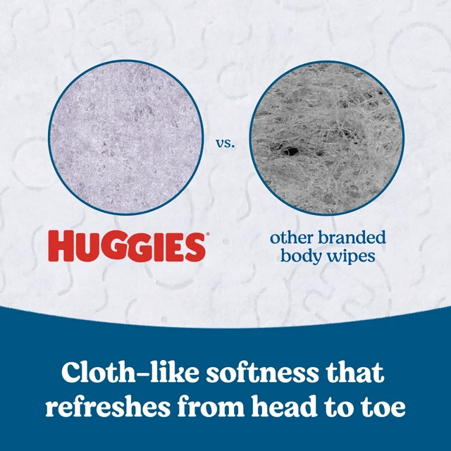 Alt view image 3 of 7 - Huggies Extra Large Unscented Wipes, 3 Flip-Top Packs, 126 Count