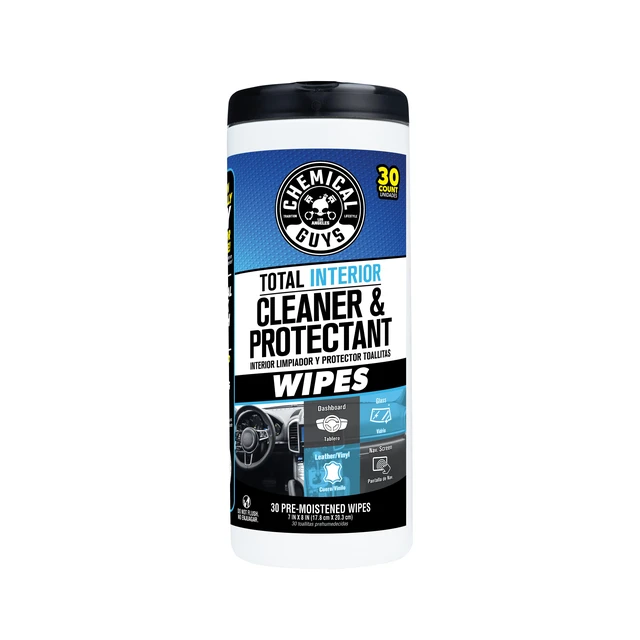 Alt view image 5 of 6 - Chemical Guys Total Interior Cleaner & Protectant Wipes in Canister 30ct