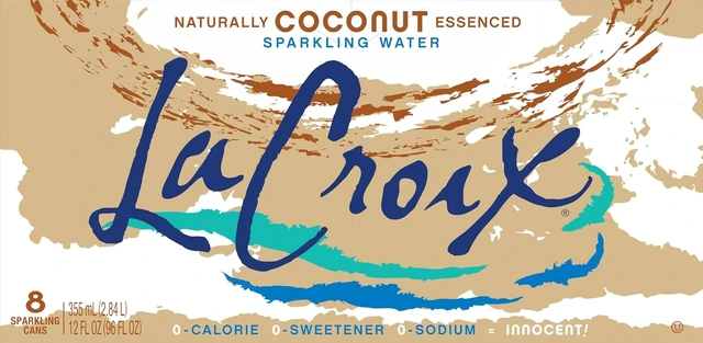 Alt view image 5 of 6 - La Croix Sparkling Water Coconut 12 Fl Oz 8 Count