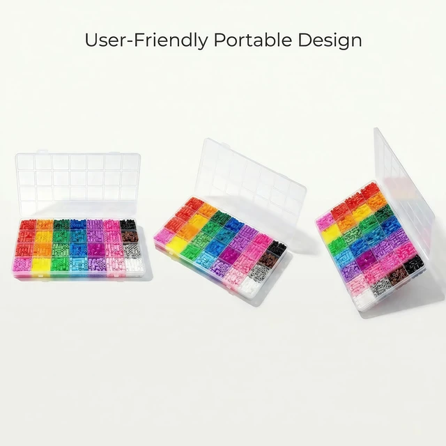 Alt view image 4 of 6 - 28 Colors 5mm Fuse Beads Kit, 2200PCS DIY Craft Supplies