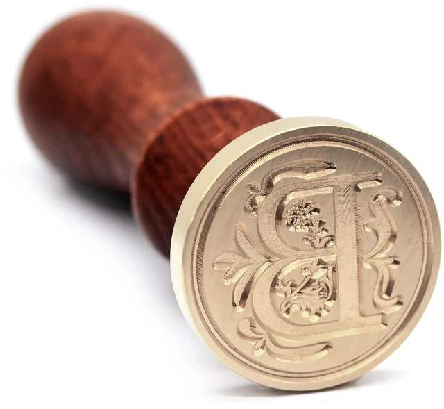 Main image of Medieval Initial Alphabet Wax Seal Stamp, Letter B