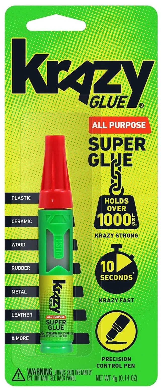 Main image of Krazy Glue All Purpose Precision Control Superglue Pen, Clear, 4g
