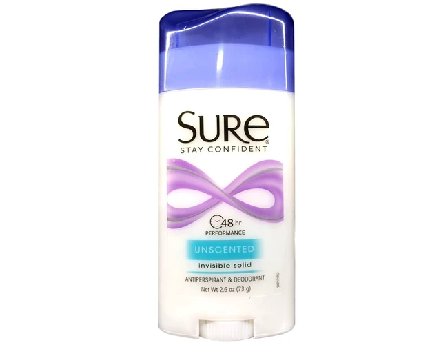 Alt view image 2 of 5 - Sure Deodorant Invisible Solid Unscented 2.6oz (Pack of 3)