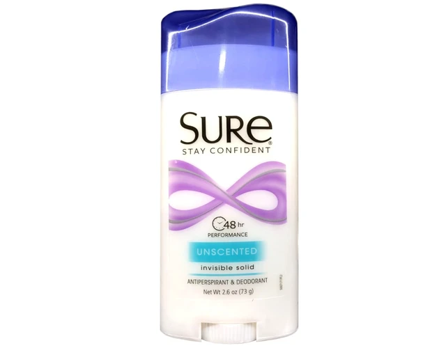 Alt view image 3 of 5 - Sure Deodorant Invisible Solid Unscented 2.6oz (Pack of 3)
