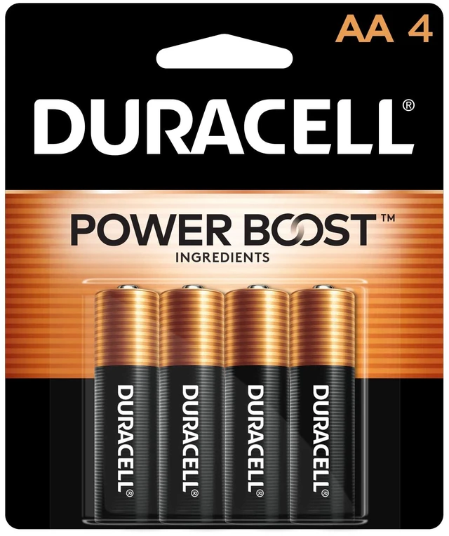 Main image of Duracell Alkaline Powerboost AA4 Battery, 4 Count