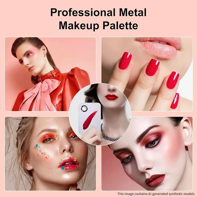 Alt view image 6 of 6 - Makeup Mixing Palette with Spatula