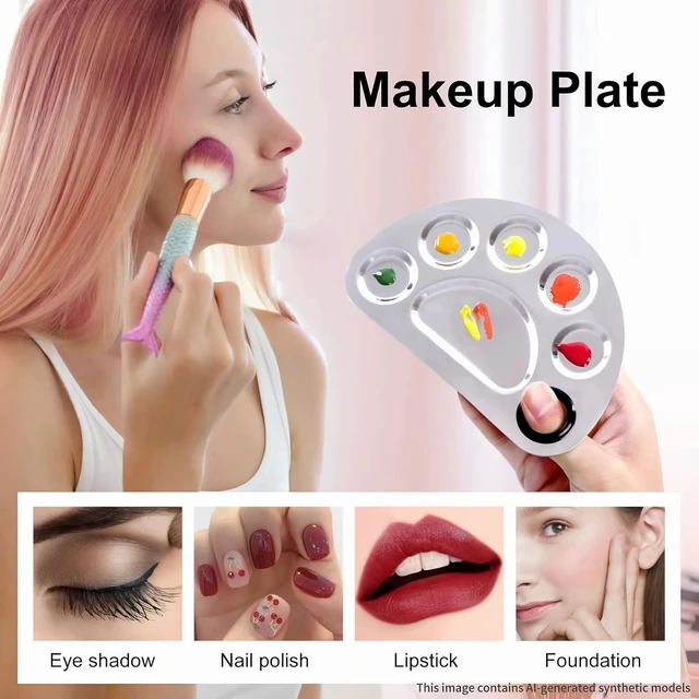 Alt view image 5 of 6 - Makeup Mixing Palette with Spatula