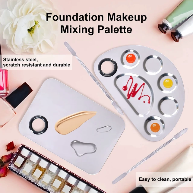 Alt view image 4 of 6 - Makeup Mixing Palette with Spatula