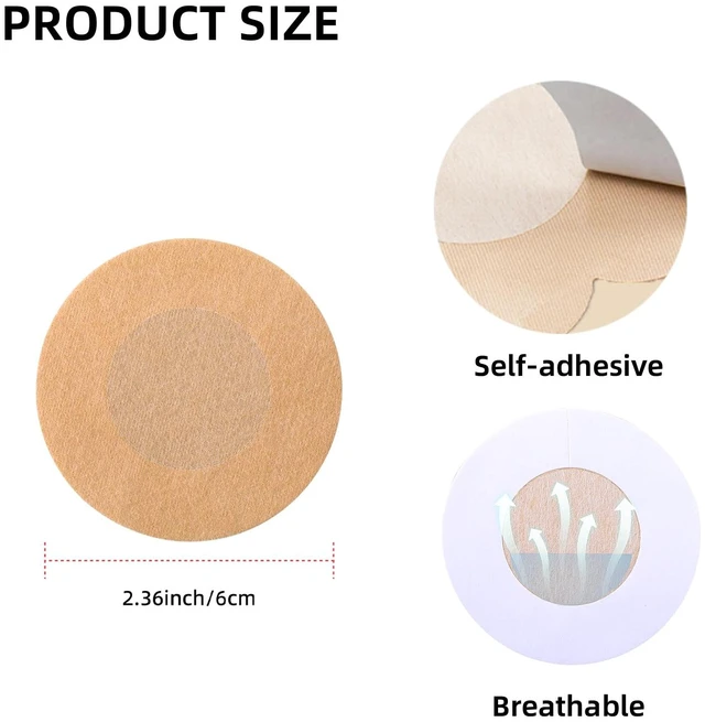 Alt view image 3 of 6 - WLLHYF 40 Pieces Disposable Self-adhesive Invisible Nipple Covers Petals Breast Pasties