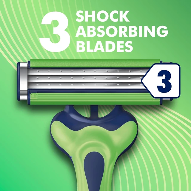 Alt view image 6 of 7 - Gillette Sensor3 Sensitive Men's Disposable Razor, 4 Razors