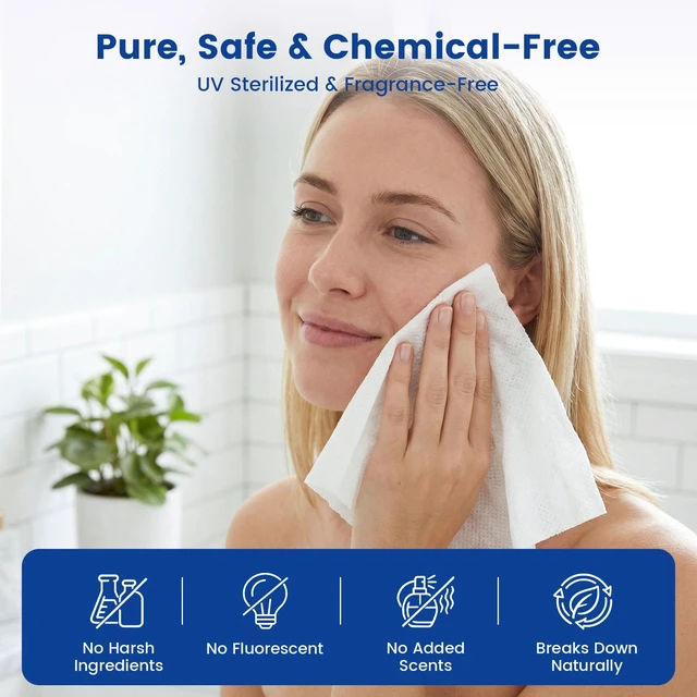 Alt view image 5 of 6 - BigOtters 100PCS Compressed Towels Disposable Face Towels Expandable Wipe Tablets for Travel Outdoor Camping Hiking Hotel Cleaning Survival Gear Supplies