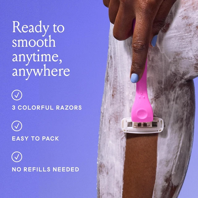 Alt view image 4 of 6 - Billie The Malibu Set 3 Blade Disposable Razors for Women, 3 ct