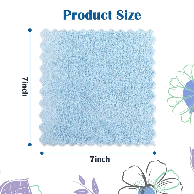 Alt view image 6 of 7 - Orighty Makeup Remover Cloths 24 Pack Microfiber Face Towels 7x7 Inch