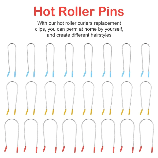 Alt view image 5 of 7 - Bewudy 24Pcs Hot Roller and Curler Clips Replacement Kit
