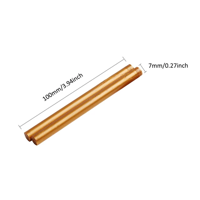 Alt view image 6 of 6 - Hot Melt Glue Sealing Sticks for Letter Seal Stamp, Gold
