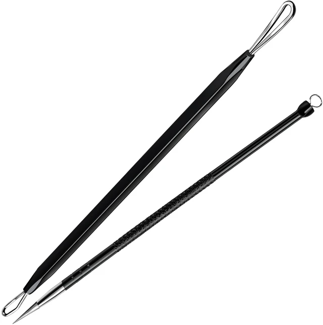 Main image of Teenitor 2-in-1 Pimple Comedone Extractor Tool for Blackhead Removal Face and Nose Black