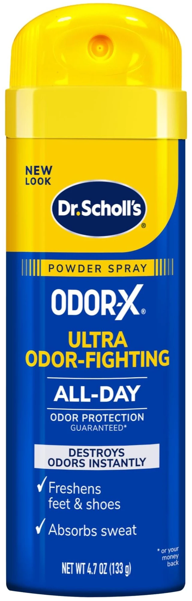 Main image of Dr. Scholl's Odor-X 4.7oz Foot Powder Spray and Shoe Deodorizer