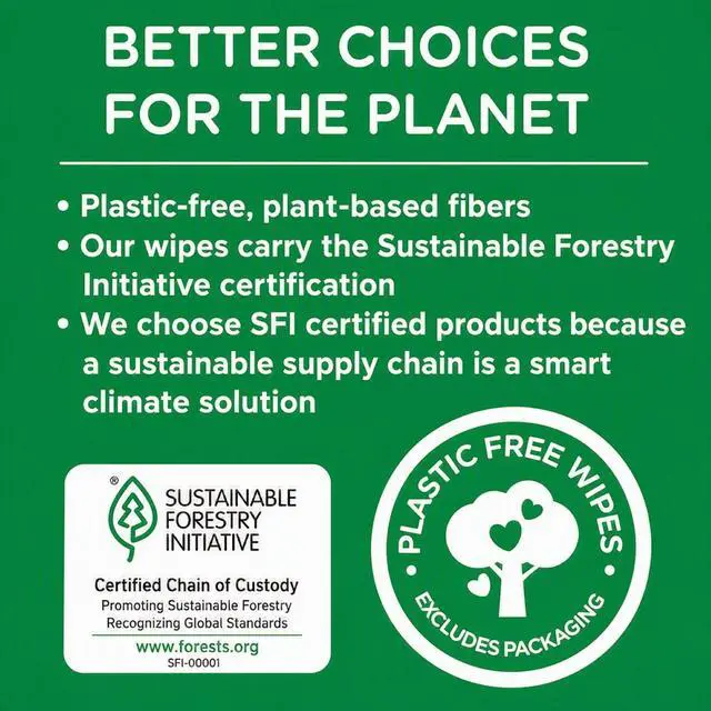 Alt view image 4 of 6 - Parent's Choice Sensitive Plus Wipes, 200 Count