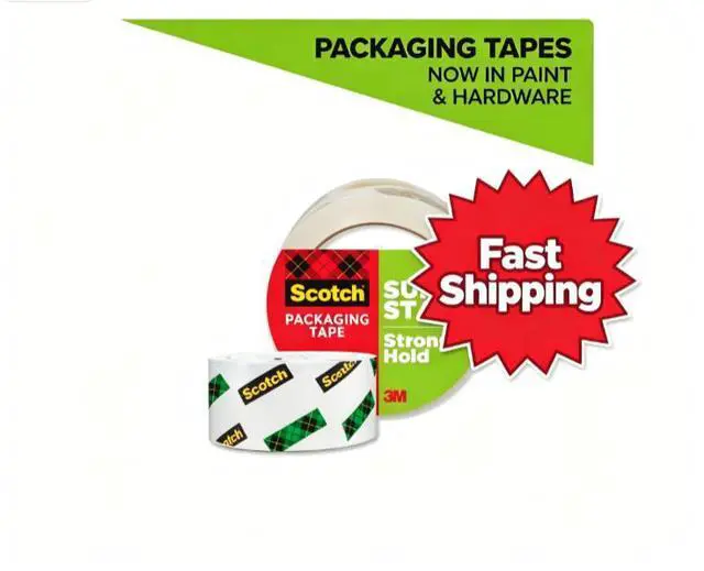 Main image of Scotch Sure Start Packaging Tape, Clear, 1.88 in. x 54.6 yd., 1 Roll