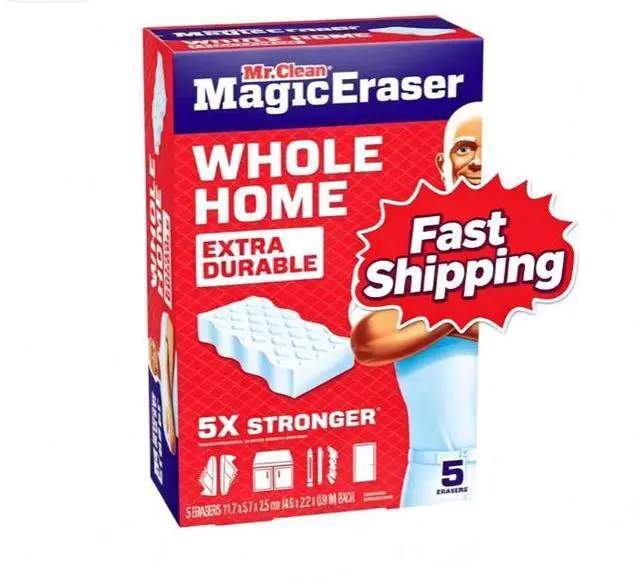 Main image of Mr. Clean Magic Eraser Sponge, Cleaner, Whole Home Extra Durable, 5ct