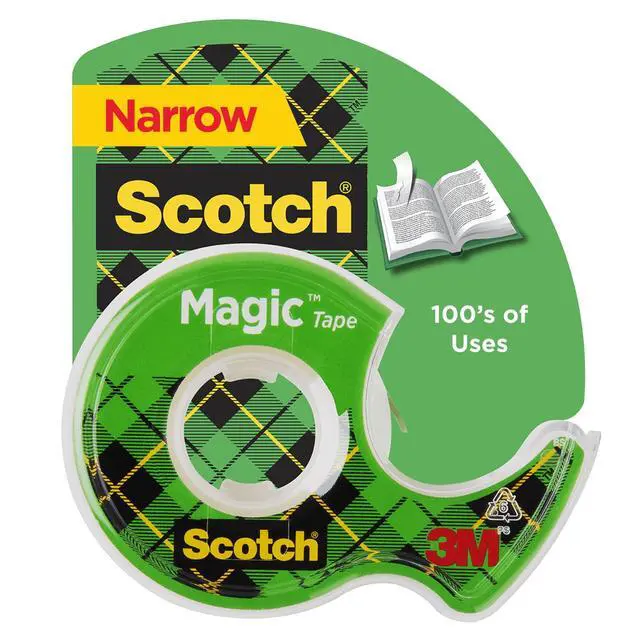 Alt view image 2 of 7 - (3 pack) Scotch Magic Tape Dispenser, Clear, 1/2 in. x 800 in., 1 Dispenser