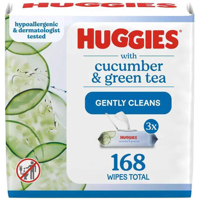 Alt view image 6 of 7 - Scented Wipes with Cucumber & Green Tea, 3 Flip-Top Packs, 168 Total Count