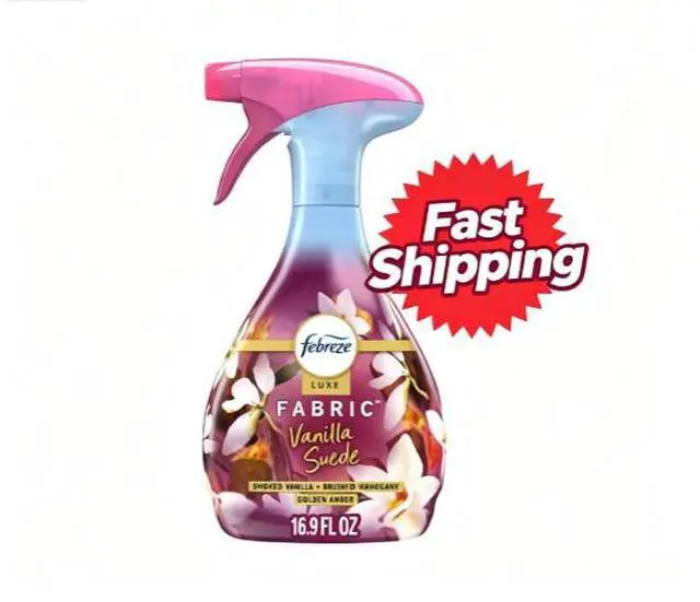 Main image of Febreze Fabric Freshener, Deodorizing Fabric Freshener, Vanilla Velvet Scent, 16.9 fl oz.