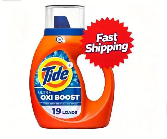 Main image of Tide Laundry Detergent Liquid with Ultra Oxi Boost, Advanced Stain Remover, 27 fl oz, 19 Loads