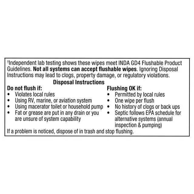 Alt view image 4 of 7 - Equate Flushable Wet Wipes, Fresh Scent, 144 Wipes, 3 Pack
