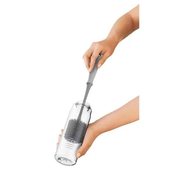 Alt view image 5 of 6 - Zulu Gray Plastic Water Bottle Cleaning Set