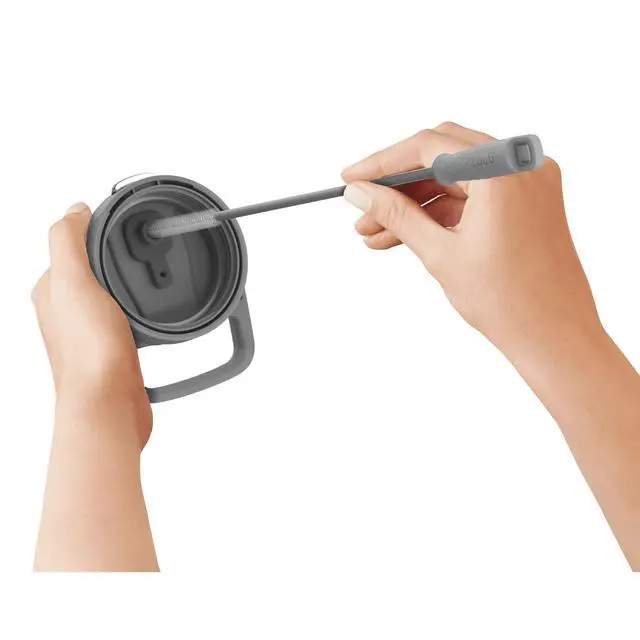 Alt view image 4 of 6 - Zulu Gray Plastic Water Bottle Cleaning Set
