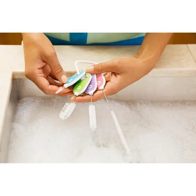 Alt view image 3 of 7 - 4-piece cup cleaning brush set