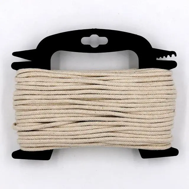 Alt view image 2 of 6 - Hyper Tough 100ft Natural Color Cotton Clothes Line for Indoor and Outdoor