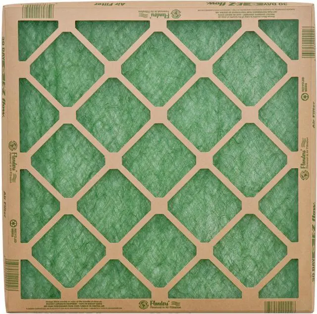 Alt view image 4 of 6 - AAF Flanders 16" x 25" x 1" Nested Glass MERV 1 Air Filter (4 Filters)