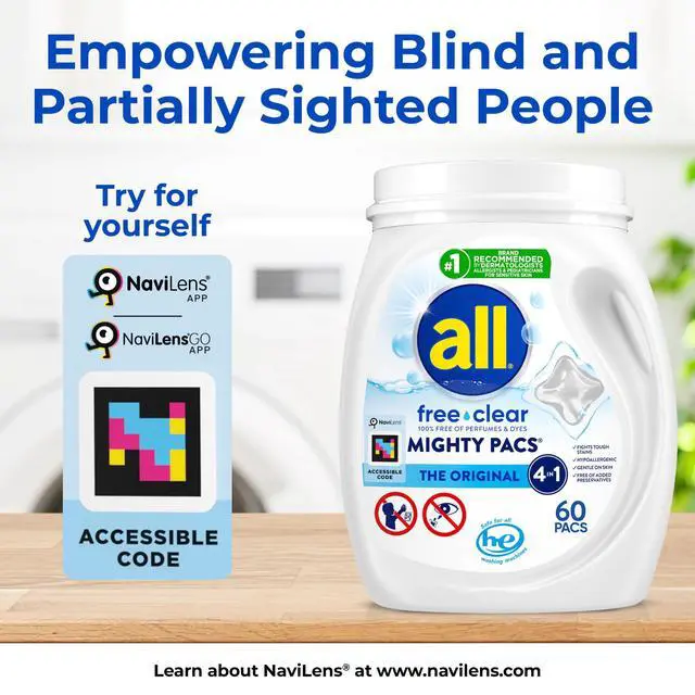 Alt view image 4 of 6 - all Unit Dose Laundry Detergent, Mighty Pacs, Free Clear, 19 Count