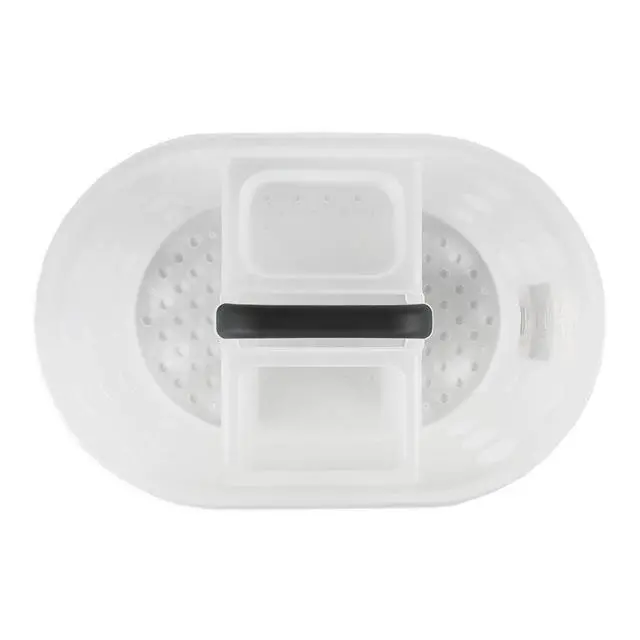 Alt view image 3 of 6 - Mainstays Portable Shower Caddy Frosty Plastic