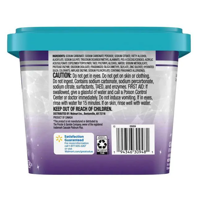 Alt view image 5 of 7 - Great Value Premium Plus Dishwasher Pacs, Fresh Scent, 47 Count