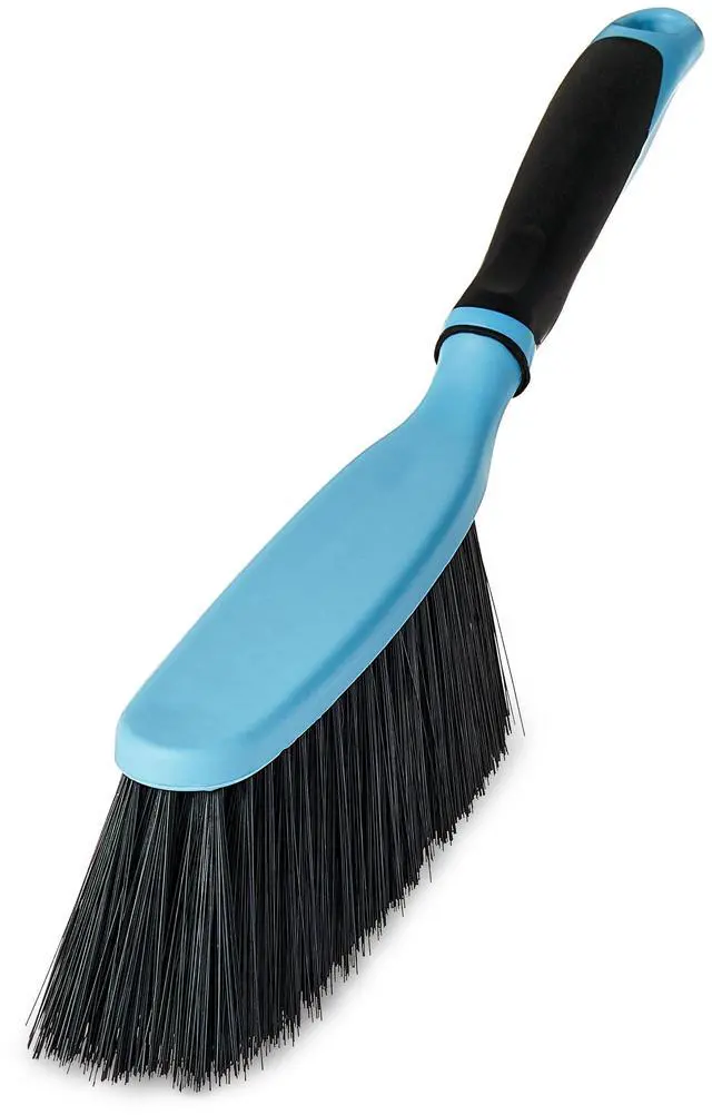 Alt view image 4 of 6 - Great Value Plastic Dust Broom and Pan Set, Blue