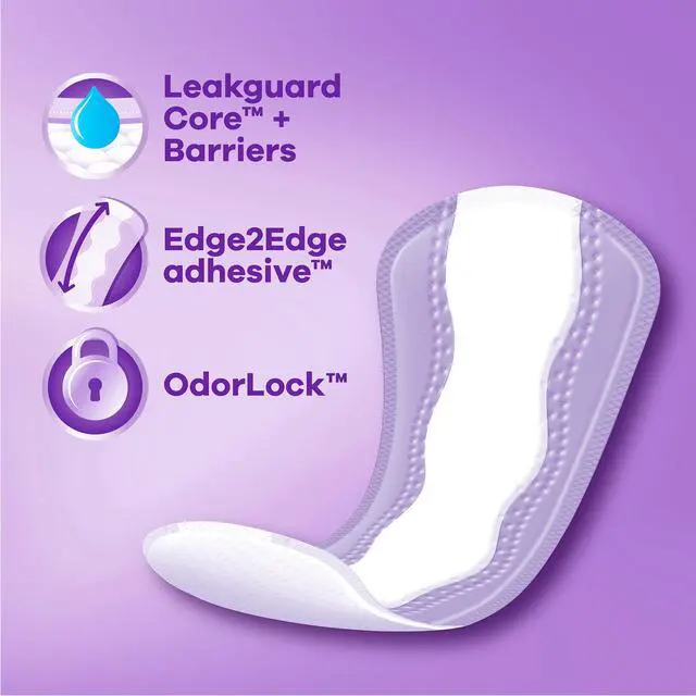 Alt view image 5 of 6 - Always Daily Extra Protect Panty Liners, Regular Length, Unscented, 100 Count
