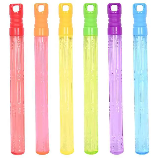 Alt view image 6 of 6 - Play Day Bubble Wand with 5 fl oz, 6 Pack Multicolor for Children Ages 3+