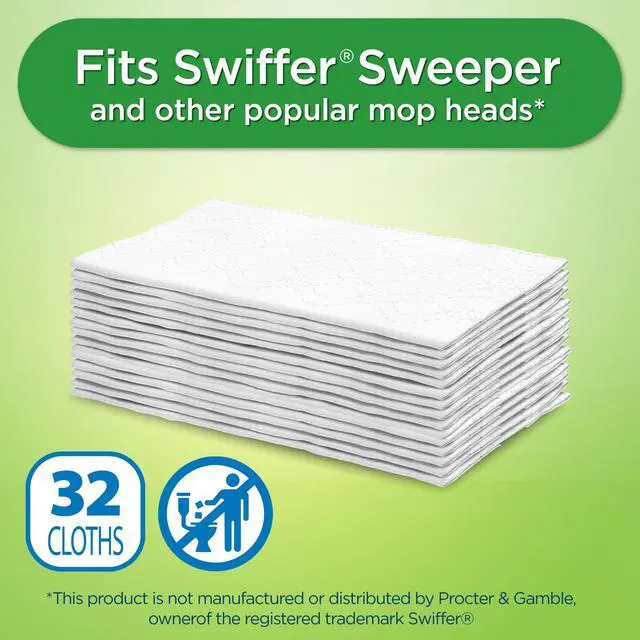 Alt view image 6 of 7 - Great Value Dry Sweeping Cloth Refills, 52 Count