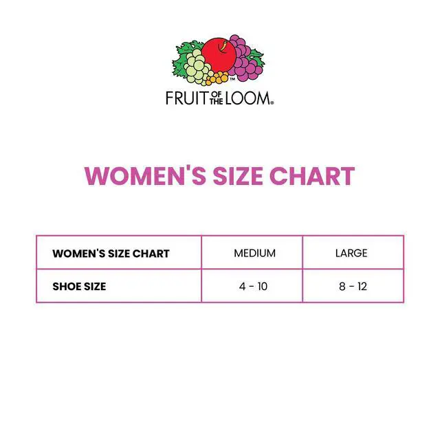 Alt view image 3 of 7 - Fruit of the Loom All Day Comfort Women's Socks, Sizes 4-12, 6-Pack