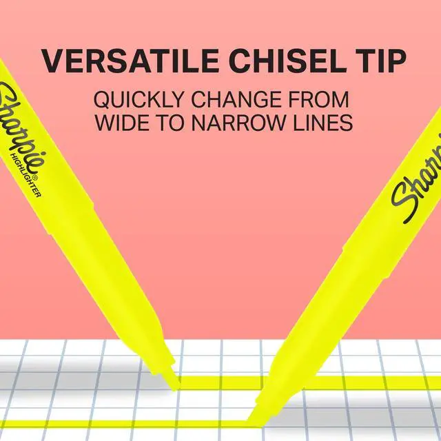 Alt view image 4 of 5 - Sharpie Pocket Highlighters, Assorted, Chisel Tip, 12 Count