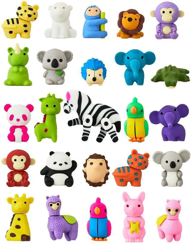 Main image of Pen+Gear Animal Erasers, 25 Count