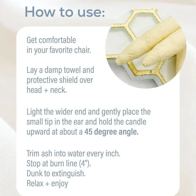 Alt view image 7 of 7 - Wally's Natural Unscented Paraffin Ear Candles, 2 pack