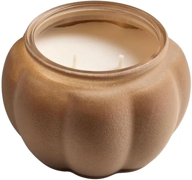 Alt view image 5 of 7 - Better Homes & Gardens 2-Wick 12.7 oz Flocked Pumpkin Jar Candle, Pumpkin Snickerdoodle Swirl
