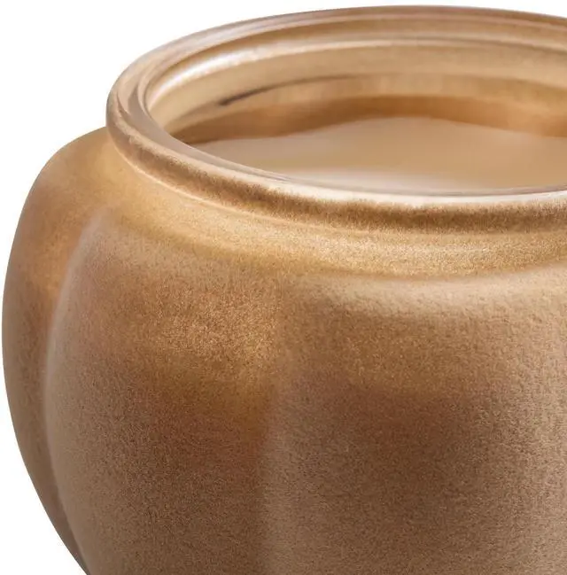 Alt view image 4 of 7 - Better Homes & Gardens 2-Wick 12.7 oz Flocked Pumpkin Jar Candle, Pumpkin Snickerdoodle Swirl
