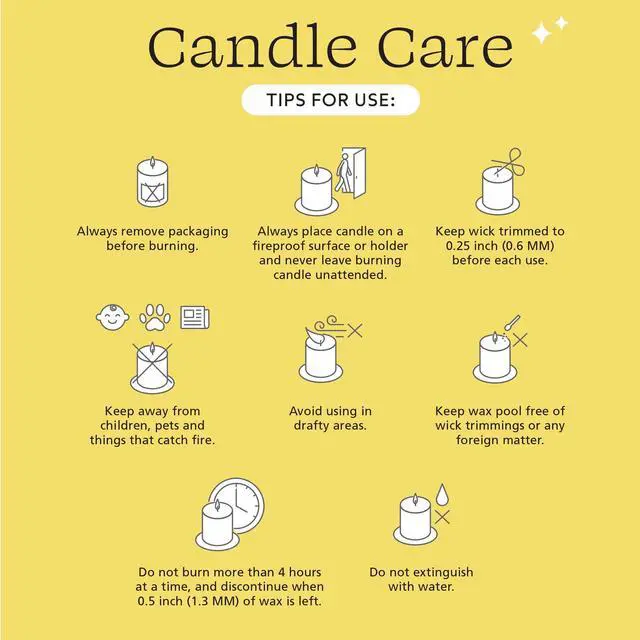Alt view image 6 of 7 - Mainstays 3-Wick Glass Jar Candle, Sweet Sugared Lemon, Yellow, 11.5 oz